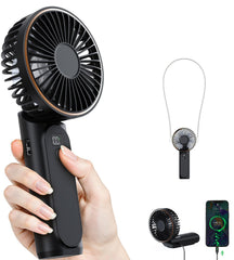 TUNISE vista frontal del ventilador portátil mostrando su diseño compacto y versátil