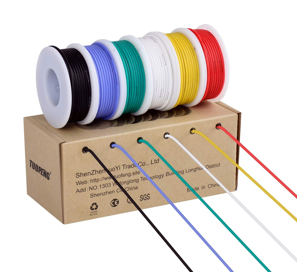 TUOFENG empaque frontal con seis colores, organización rápida