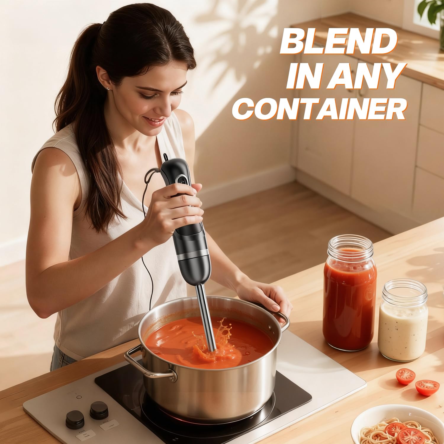 Turelar colgada en cocina optimizando guardado y ahorro de espacio