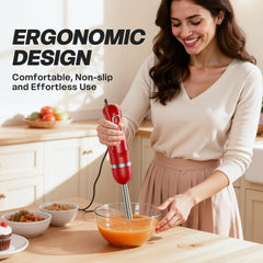 turelar detalle del mango ergonómico antideslizante para mayor control y comodidad