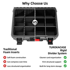 Turokacase primer plano material PP resistente para impactos duraderos