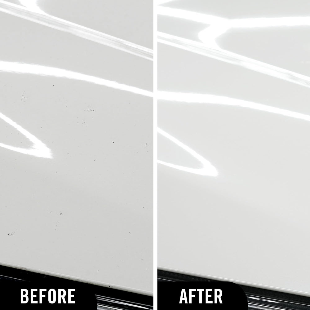 Turtle Wax cambio a púrpura en contacto con óxidos mostrando eficacia visible