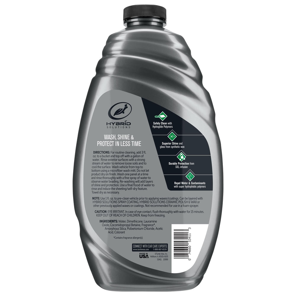 Turtle Wax coche acabado brillante tras uso ofreciendo protección hidrofóbica