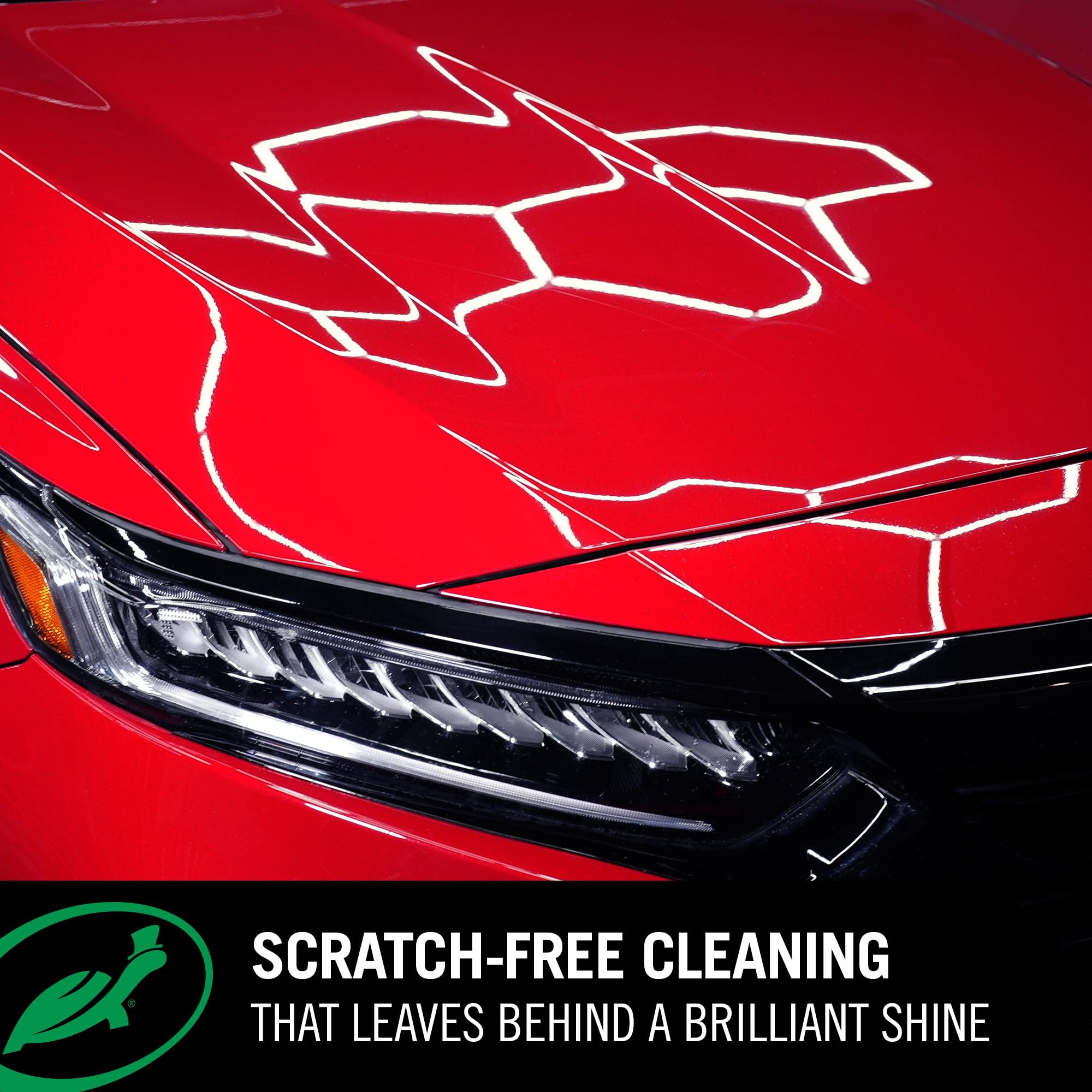 Turtle Wax aplicado con guante de microfibra para lavado seguro