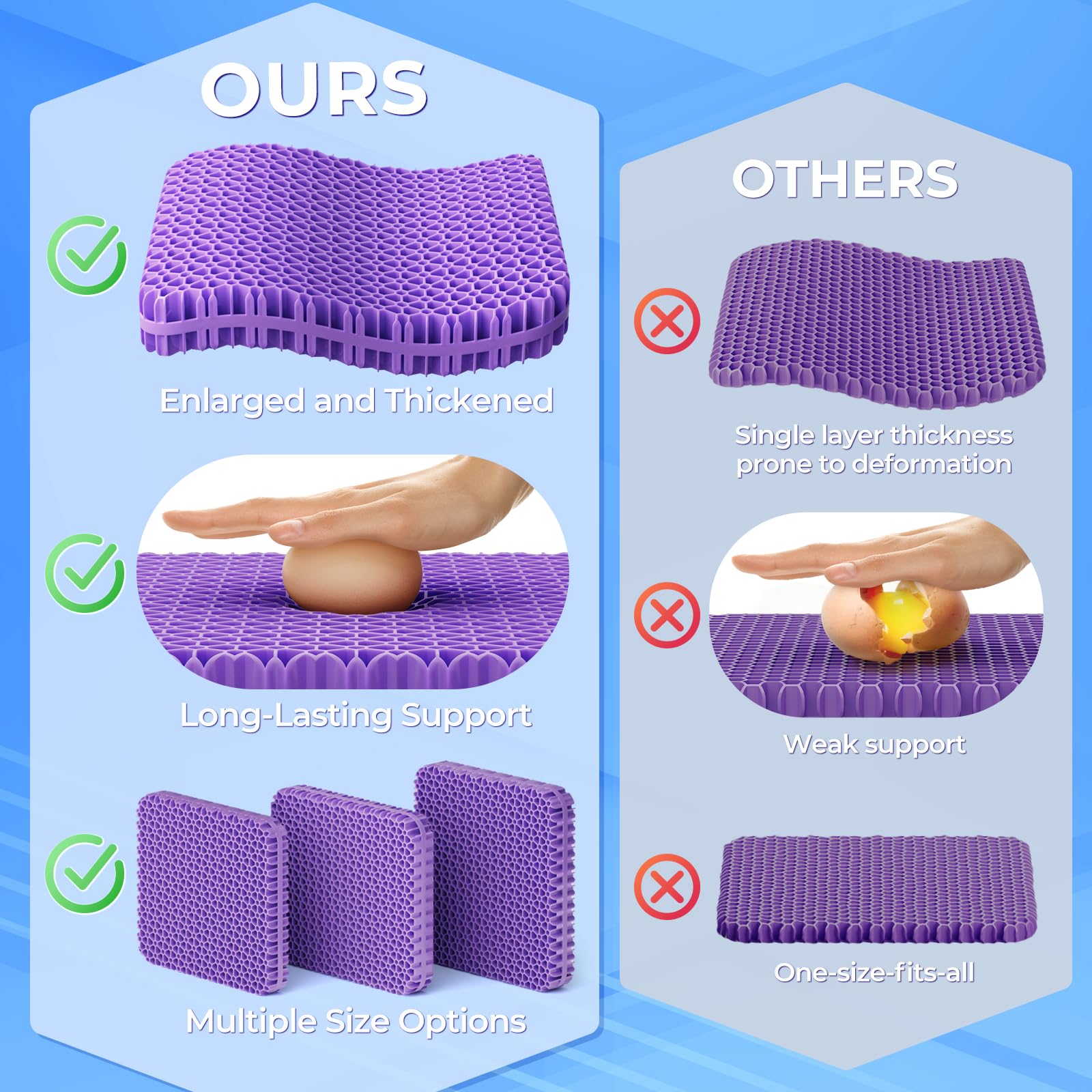 TushGuard colocado en una silla de oficina para mayor comodidad diaria