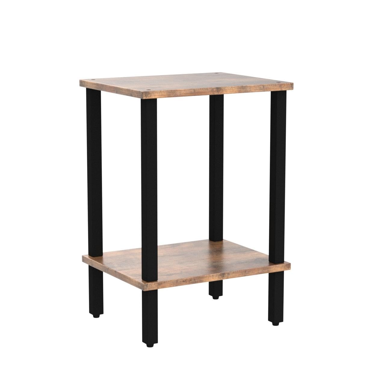 TUTOTAK mesa en uso junto al sofá con lámpara y vaso
