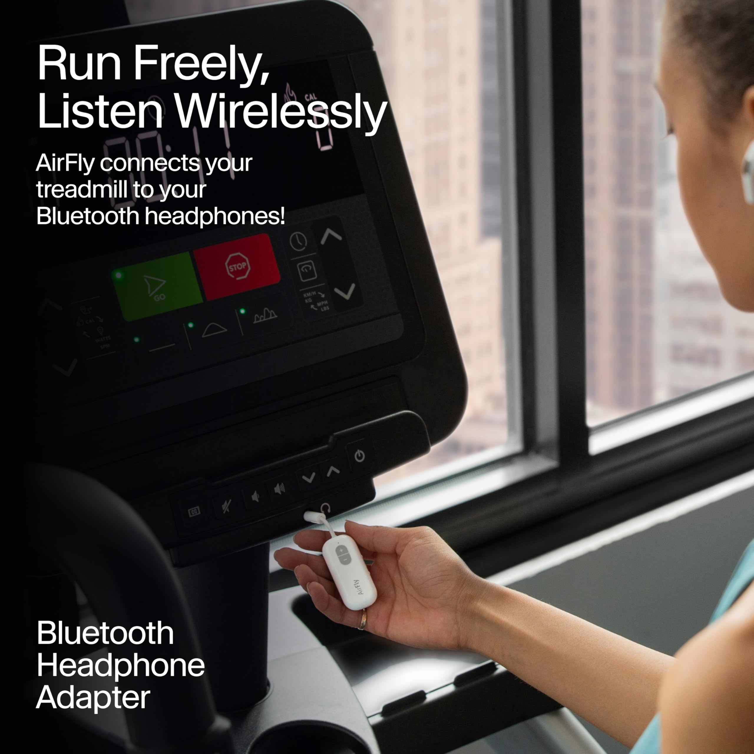 Twelve South AirFly SE botones físicos visibles para controlar volumen y emparejar