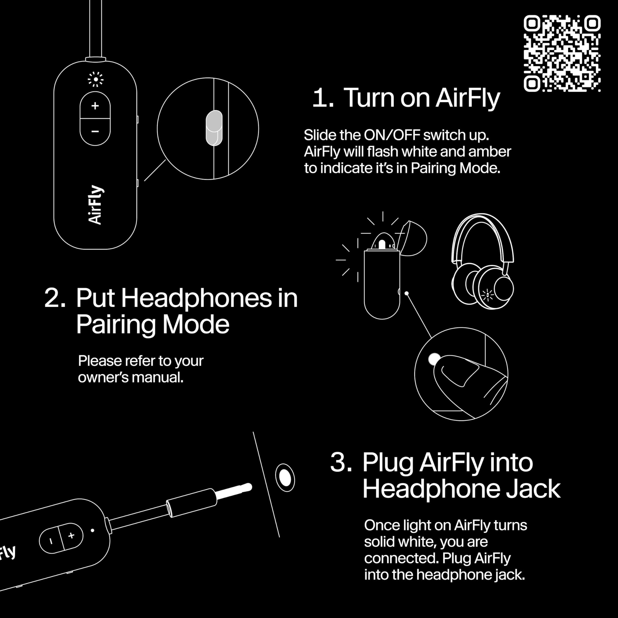 Twelve South AirFly SE embalaje abierto mostrando adaptador y accesorios incluidos