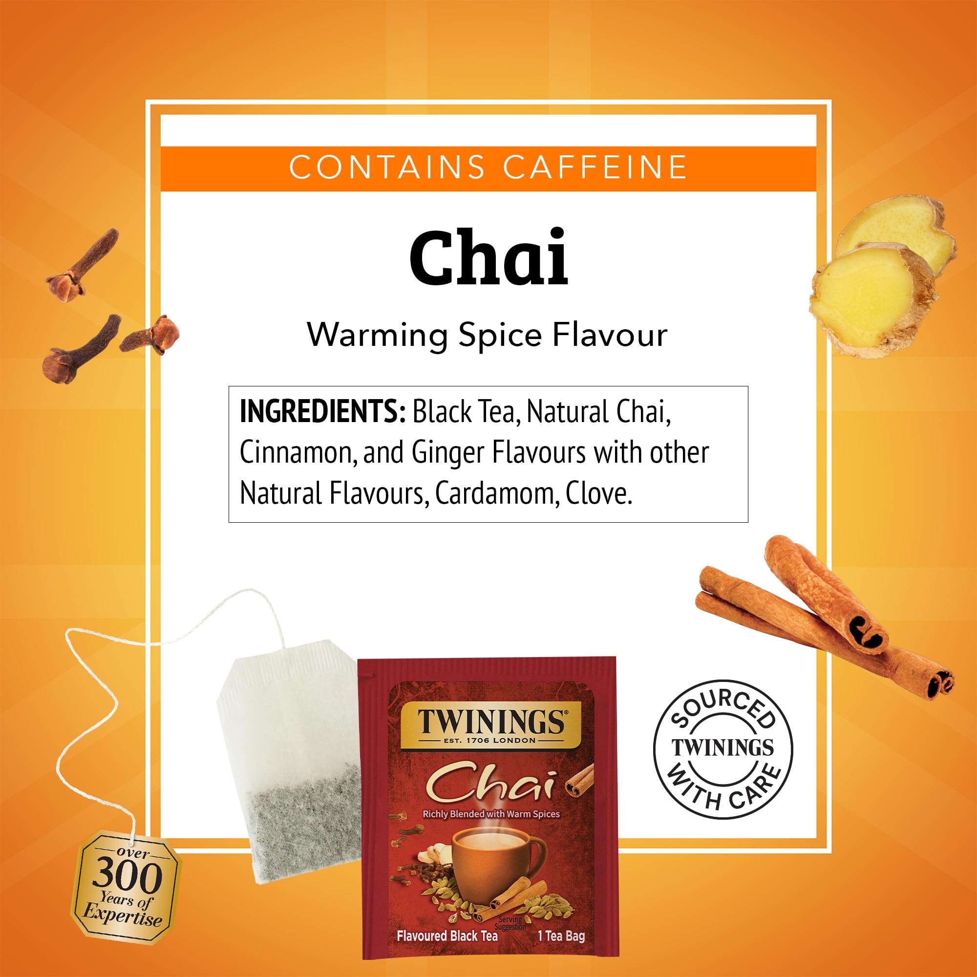 Twinings taza caliente en mano, disfruta chai especiado y reconfortante