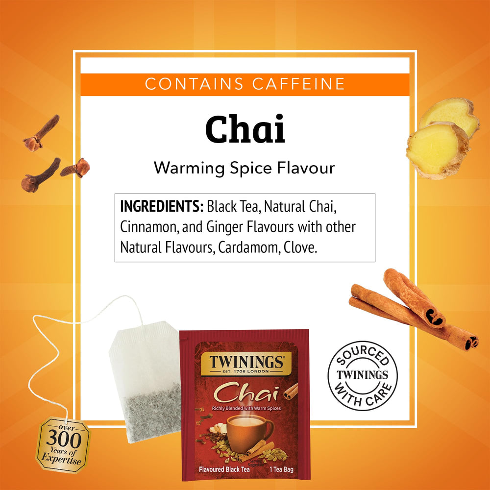 Twinings taza caliente en mano, disfruta chai especiado y reconfortante