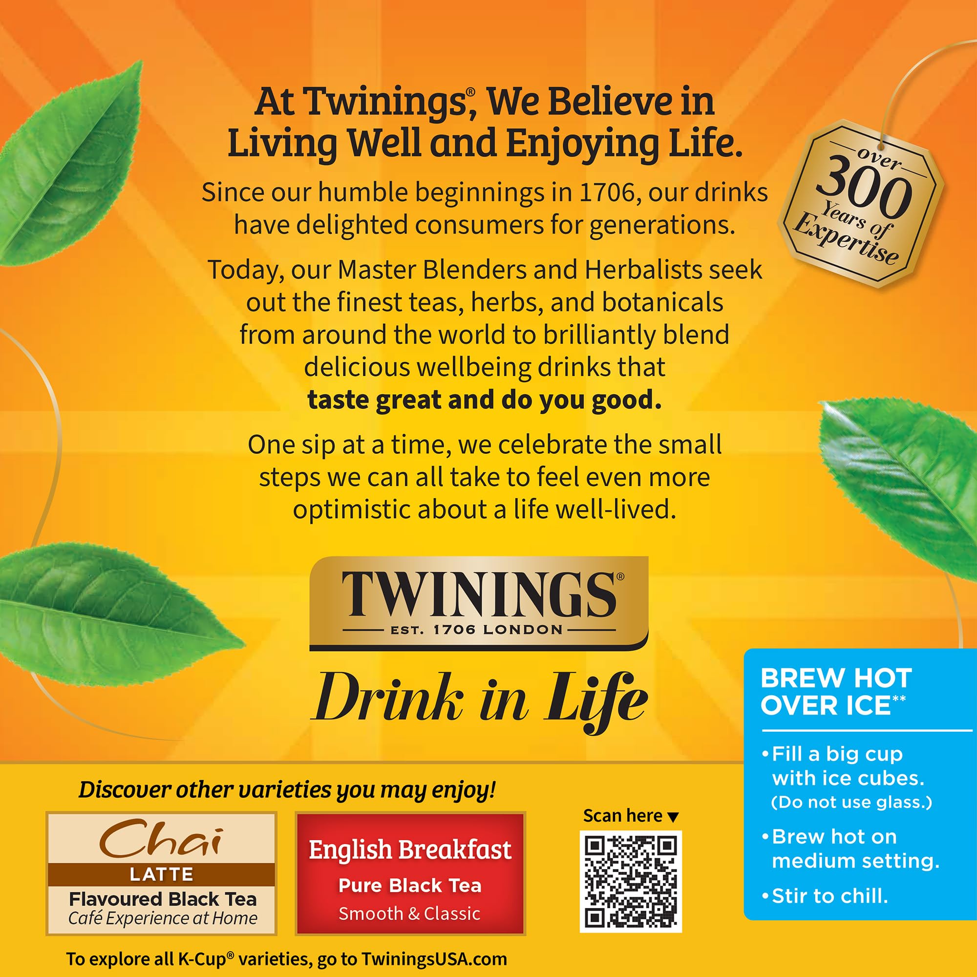 Twinings taza humeante servida para disfrutar sabor clásico