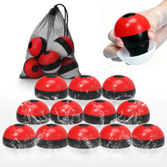 TwinkleTrove paquete frontal con 12 globos de agua reutilizables mostrando colores vibrantes y cantidad