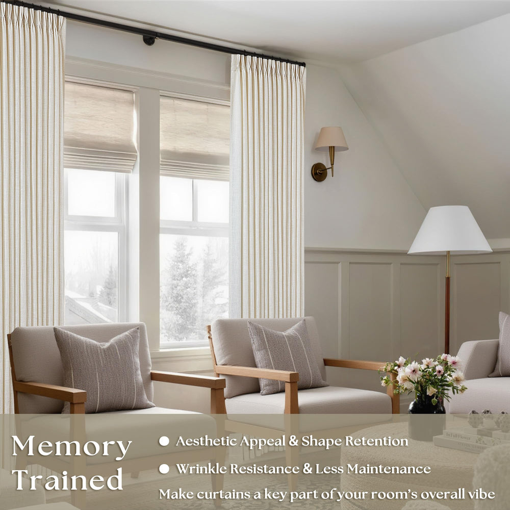 TWODRAPES textura de lino 400GSM mostrando tacto natural y cuerpo