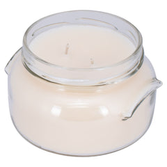 Tyler Candle Company primer plano de textura de cera que indica quemado uniforme