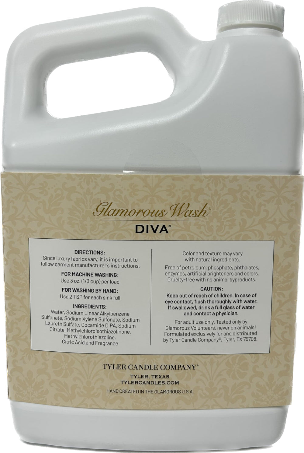 TYLER CANDLE COMPANY primer plano del líquido Diva destacando textura concentrada