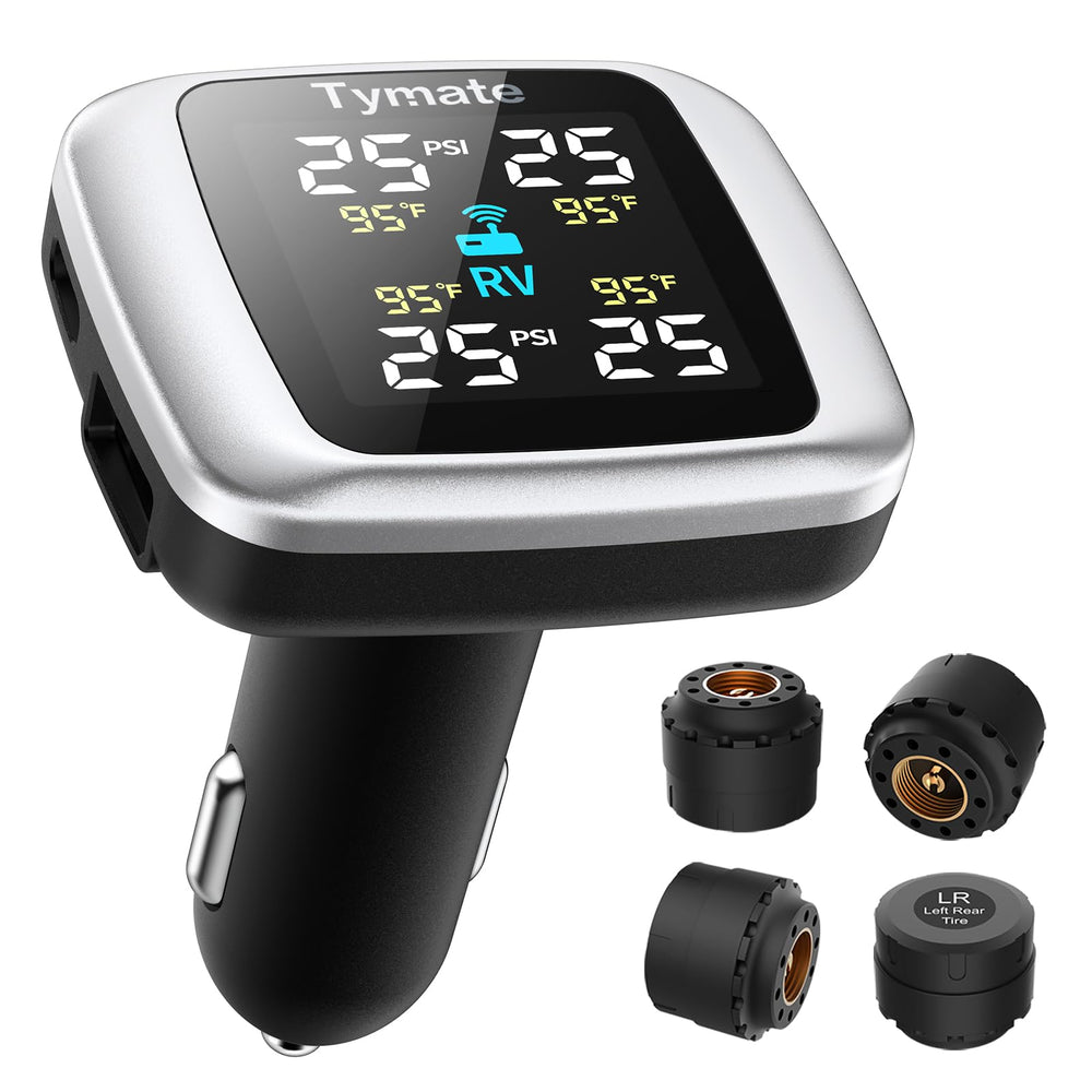 Tymate TM7 monitor frontal mostrando lecturas claras para seguridad
