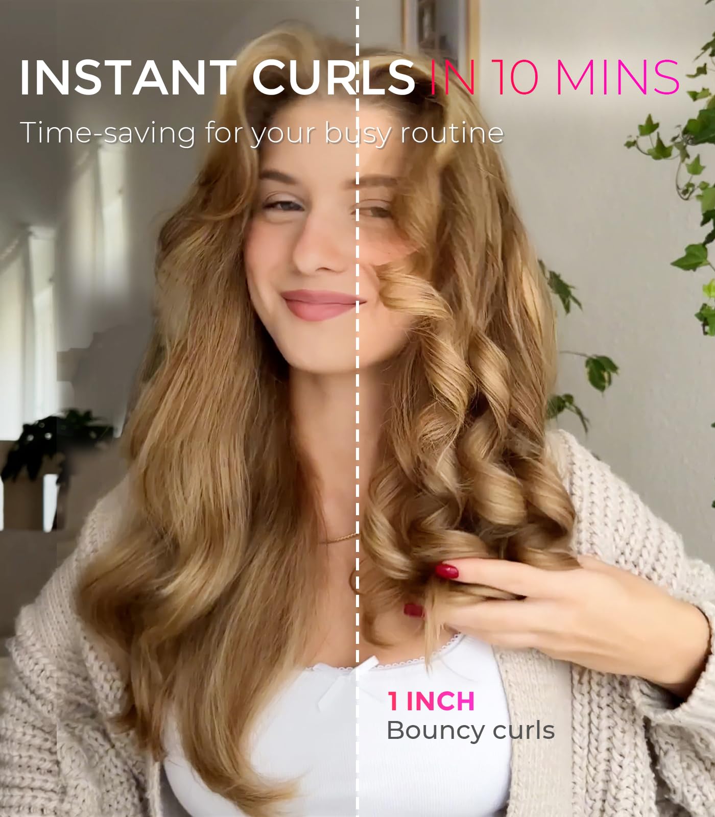 TYMO CURLPRO ranura guía de 0,3 pulg que evita enredos y tirones