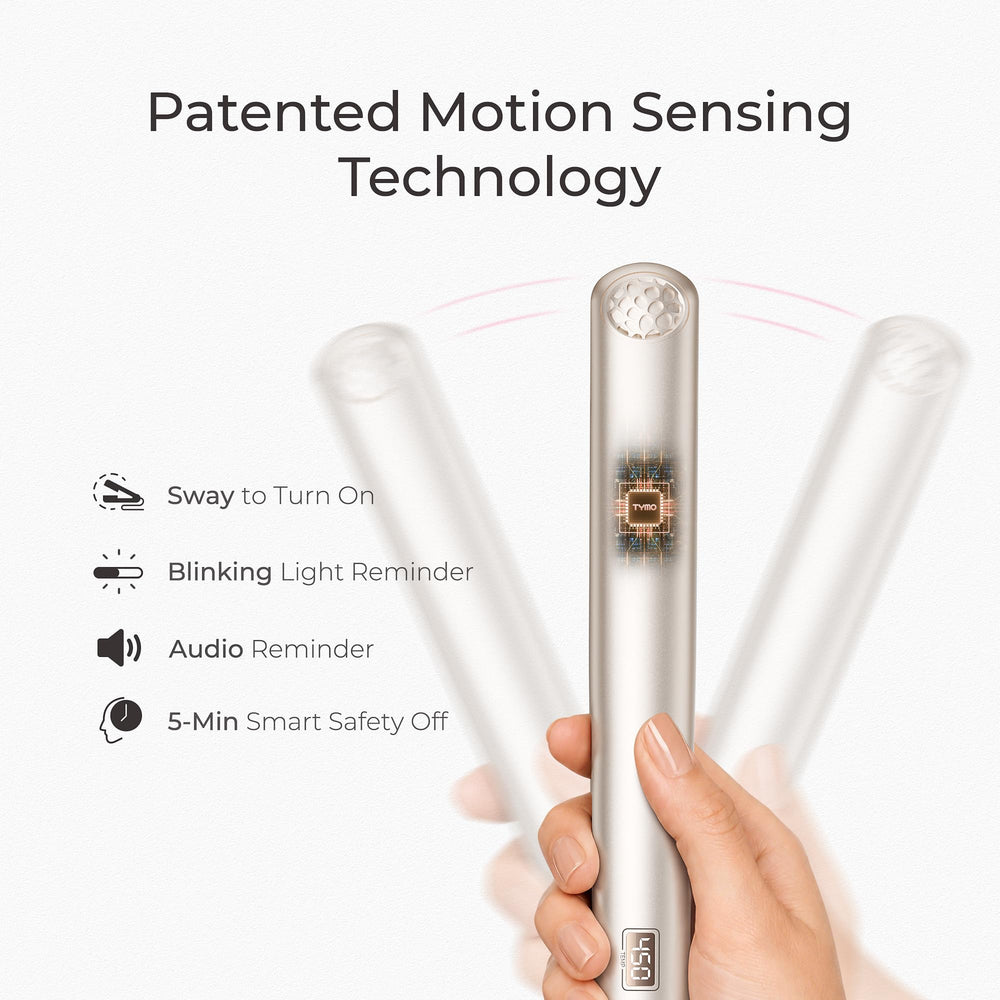 TYMO demostración del sensor sway activándose, apagado automático seguro
