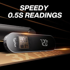 Typhur pantalla LED rotada 180 grados legible bajo sol intenso