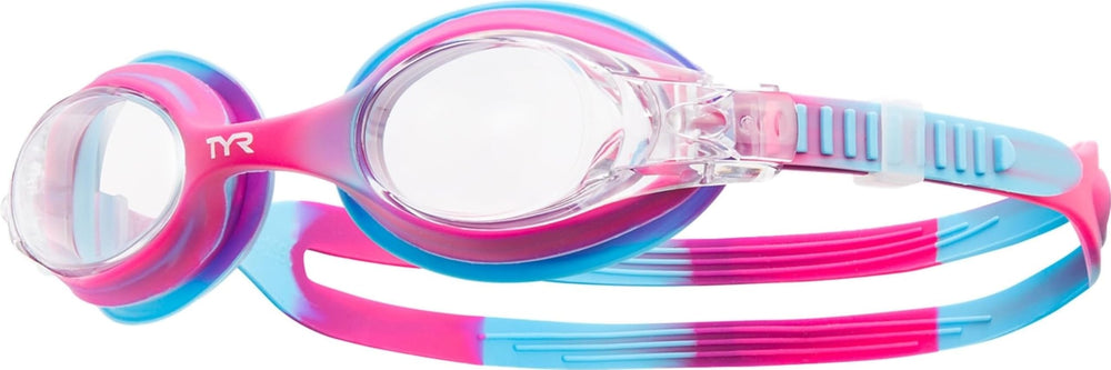 TYR gafas Swimple frontal con colores vivos y identificación rápida