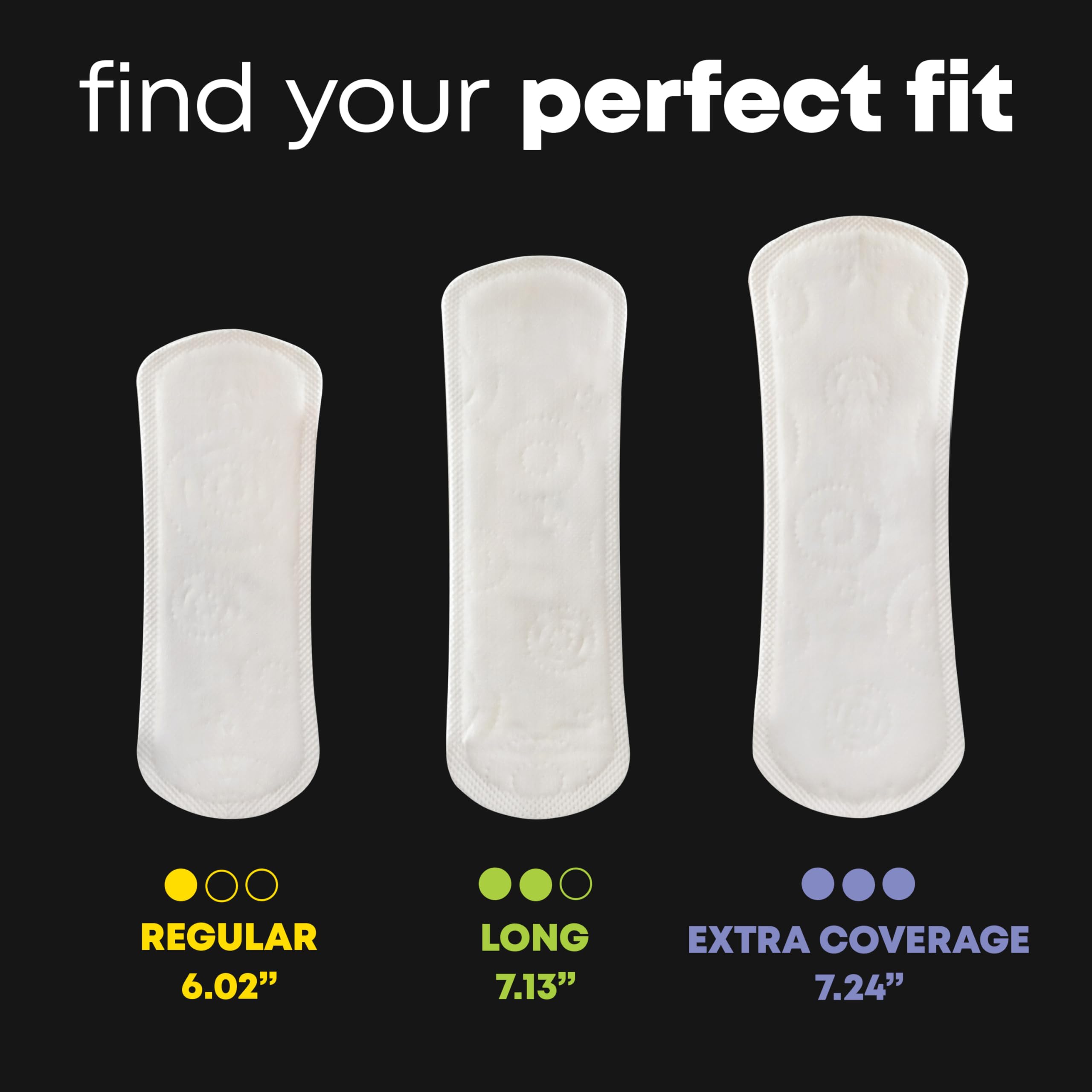 U by Kotex protector desplegado mostrando cobertura extra y delgadez