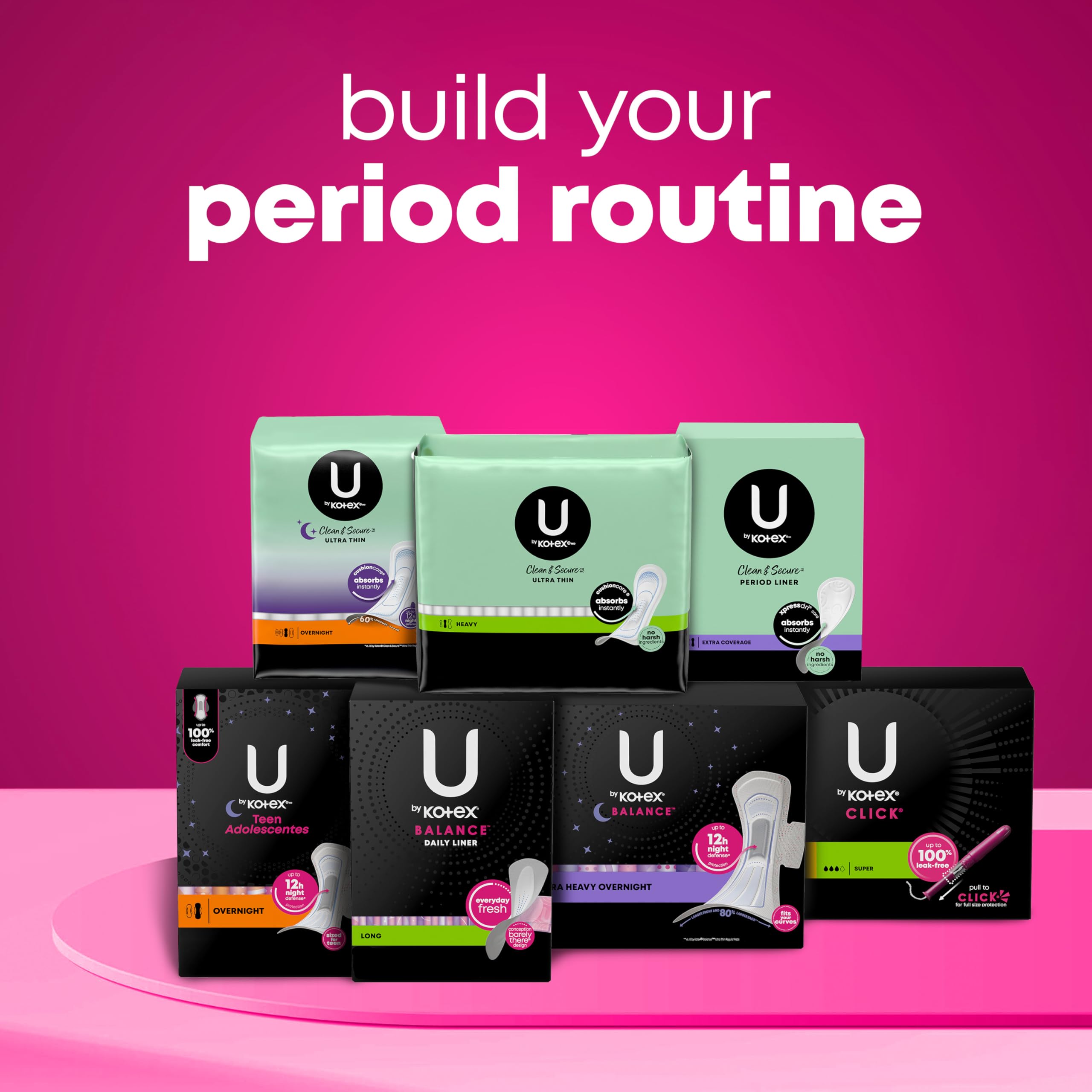 U by Kotex protector dentro de un bolso mostrando portabilidad diaria