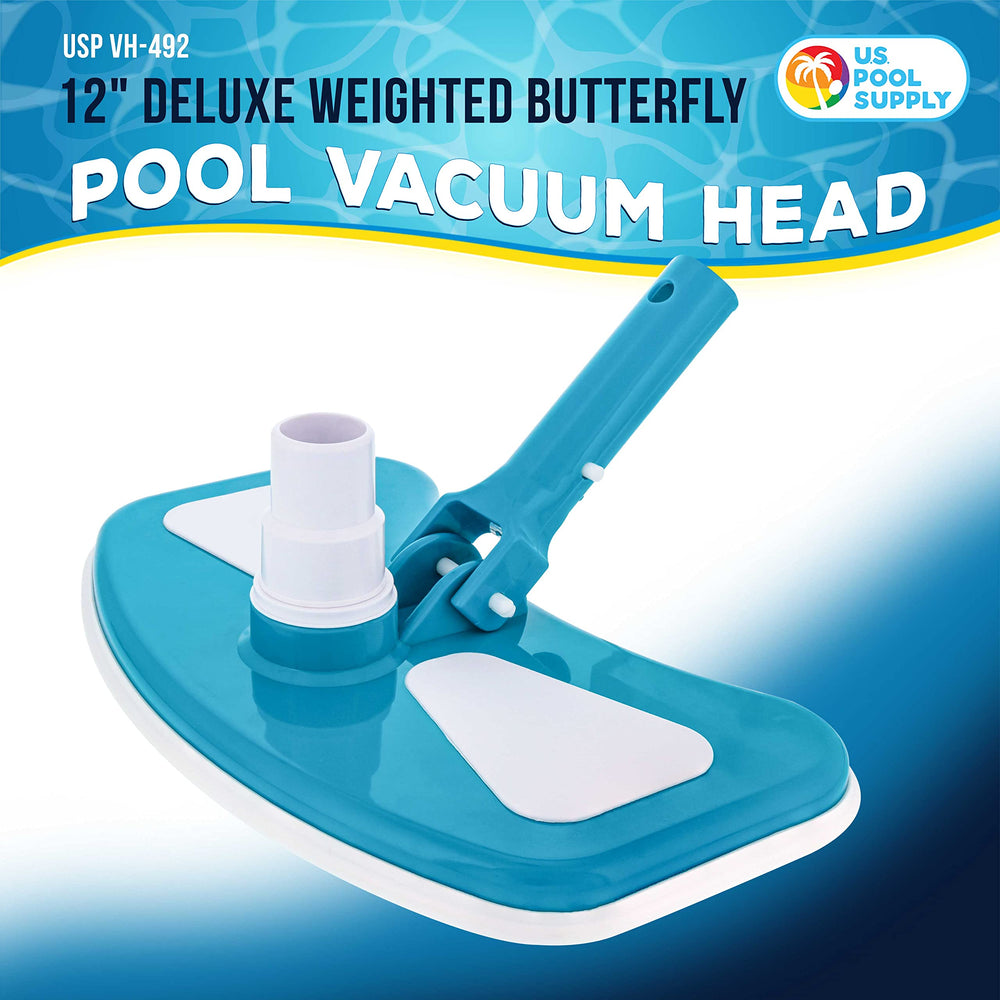 U.S. Pool Supply primer plano de cerdas de nailon resistentes para limpieza eficaz