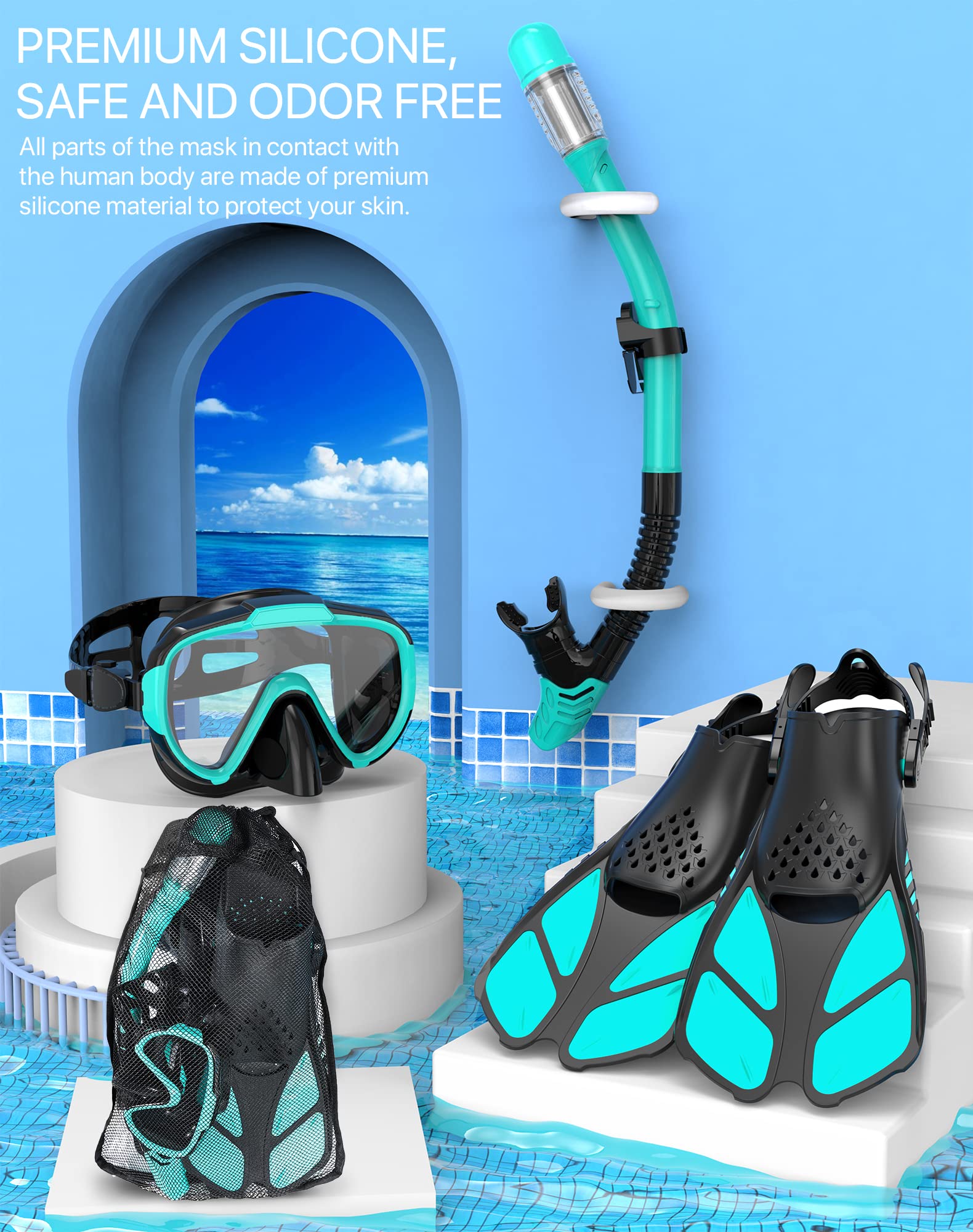 Ubekezele bolsa quick-dry para transportar y ventilar el equipo