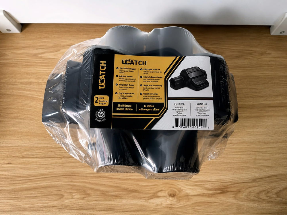UCatch trampa junto a mueble interior para control discreto