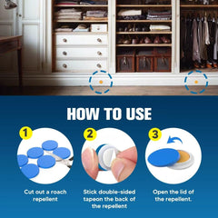 UDyoude open lid revealing cuttable strips and included double-sided stickers for quick placement