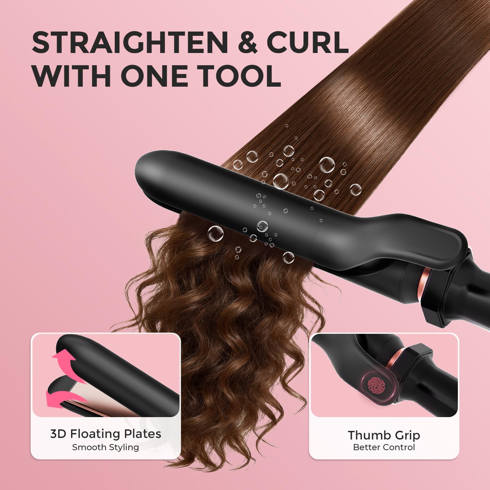 Ufree barril 0.5 pulgadas con clip ofreciendo rizos clásicos