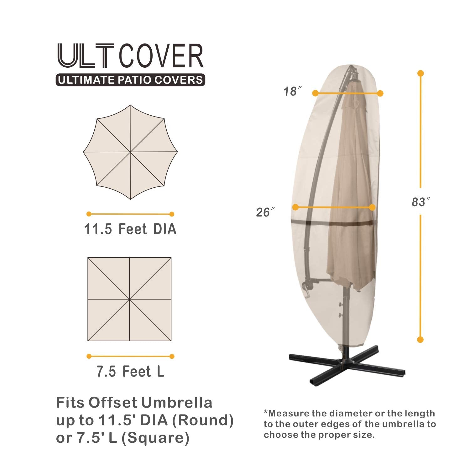 ULTCOVER close-up of 600D fabric texture demonstrating durability