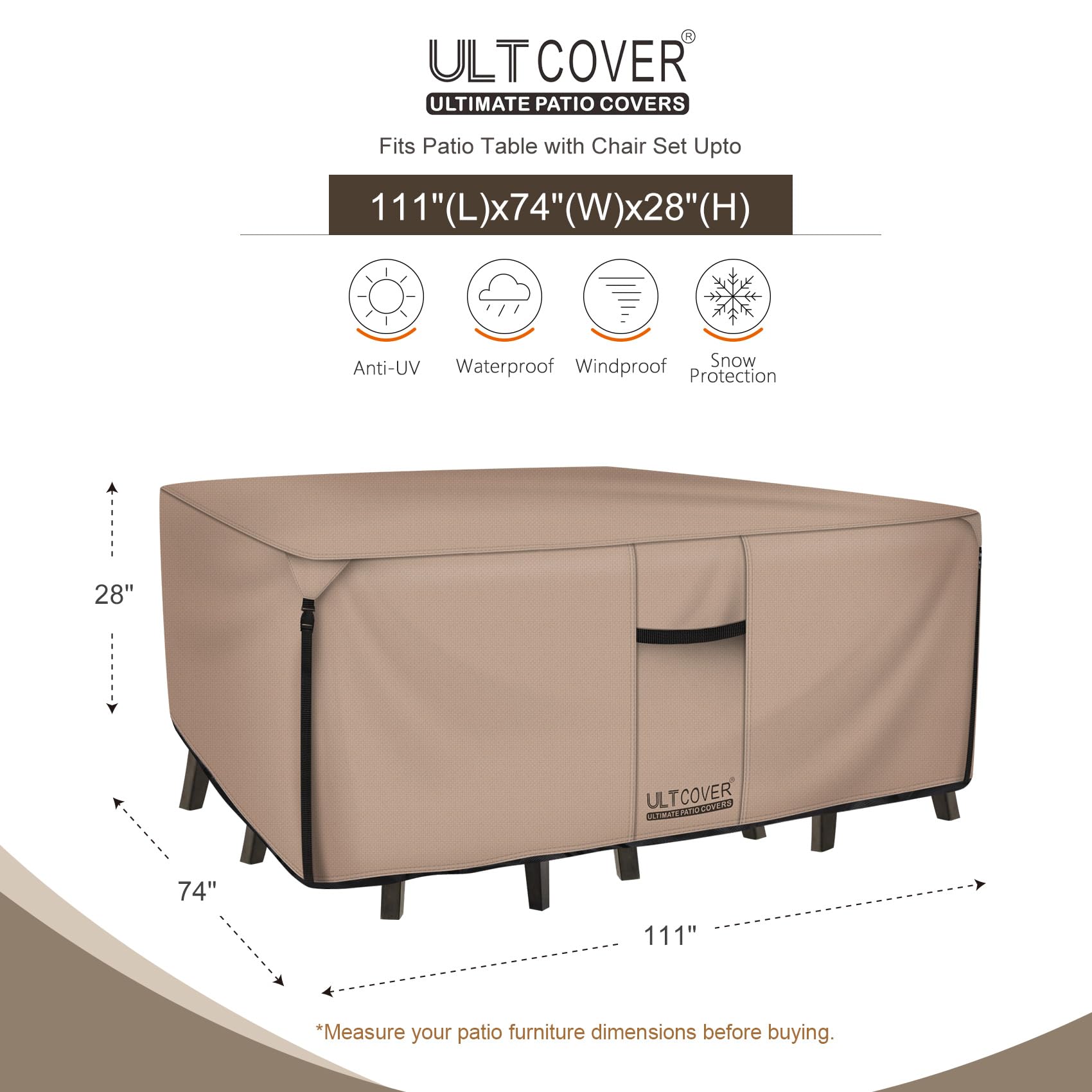 ULTCOVER primer plano de la textura 600D mostrando resistencia y durabilidad