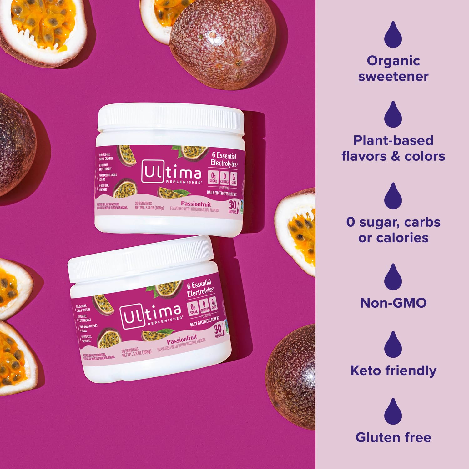 Ultima Replenisher powder texture close-up highlighting fine mixability