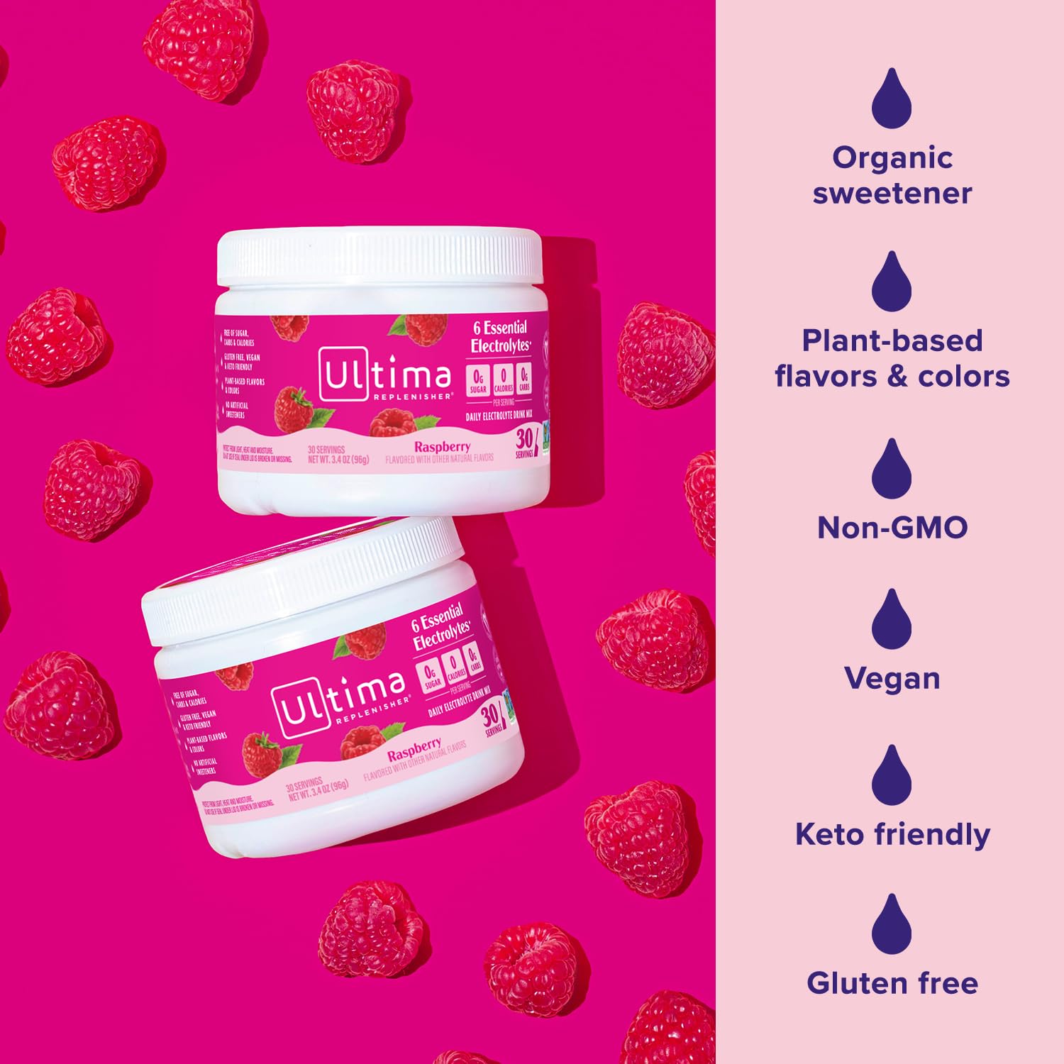 Ultima Replenisher in shaker bottle ready to drink for quick hydration benefit