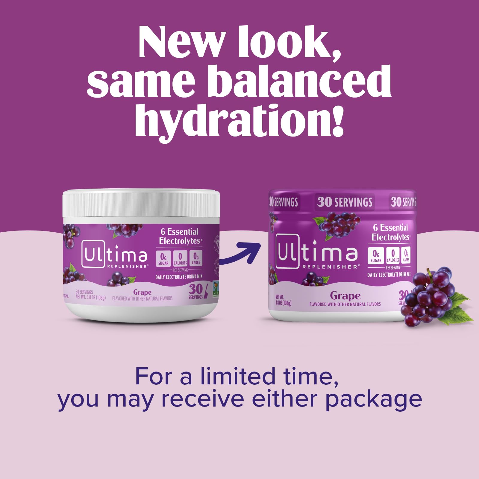Cucharada de Ultima Replenisher uva medida precisa, dosificación simple