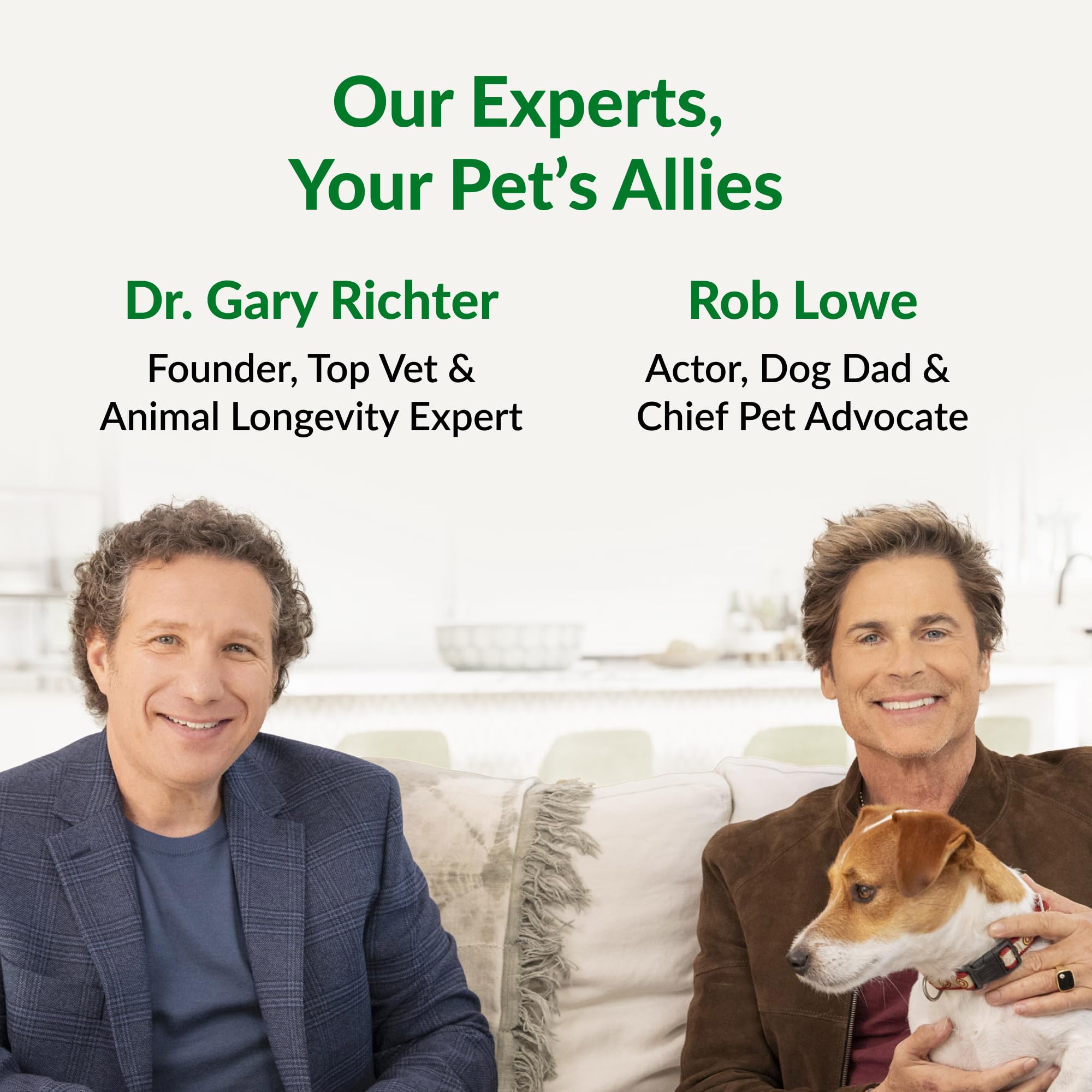 ULTIMATE PET NUTRITION veterinario sosteniendo paquete, respaldo profesional