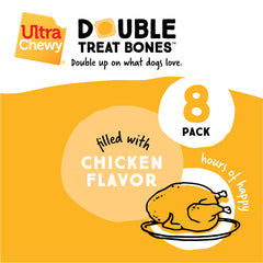 Ultra Chewy perro masticando hueso, calma y entretenimiento prolongado