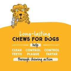 Ultra Chewy primer plano de textura exterior, resistencia para masticadores fuertes