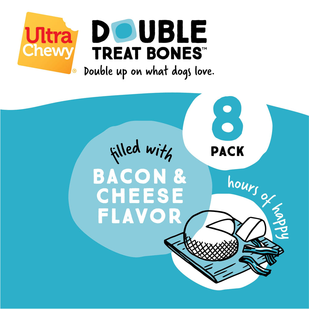Ultra Chewy corte que revela núcleo masticable sabroso de tocino y queso