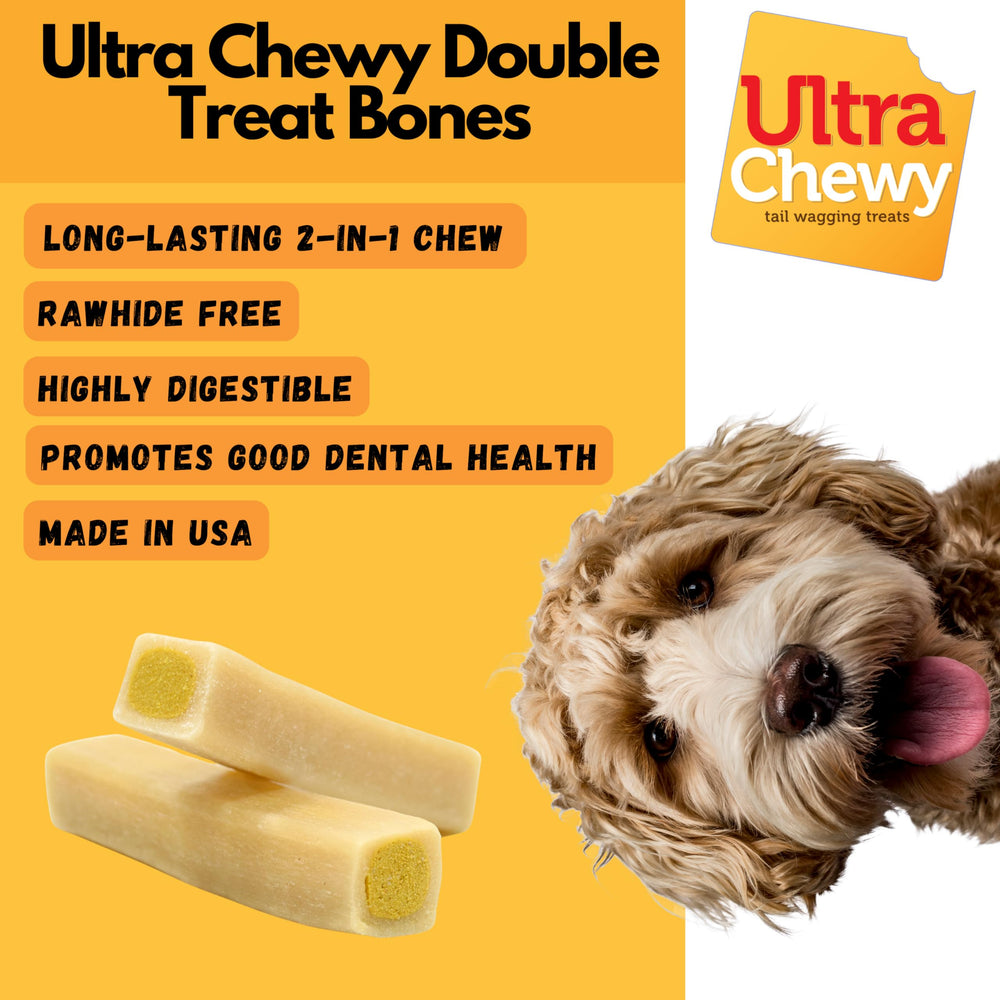 Ultra Chewy detalle de la textura exterior resistente para masticación prolongada