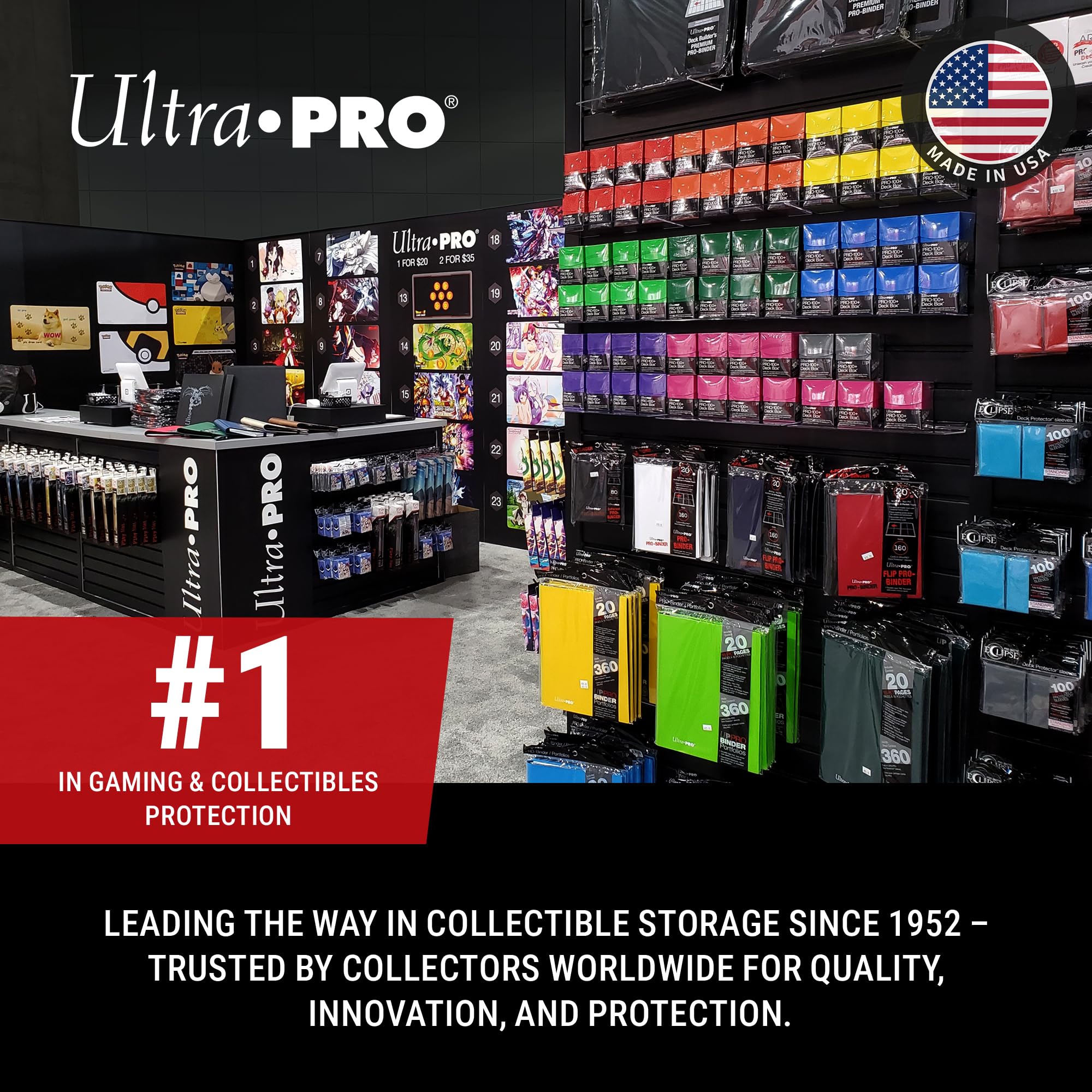 Ultra Pro embalaje listo para envío, protege durante transporte