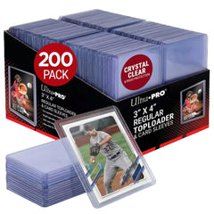 Ultra Pro frontal del paquete mostrando 200 unidades, protección segura