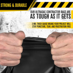 Ultrasac textura y grosor 3 MIL demostrando resistencia