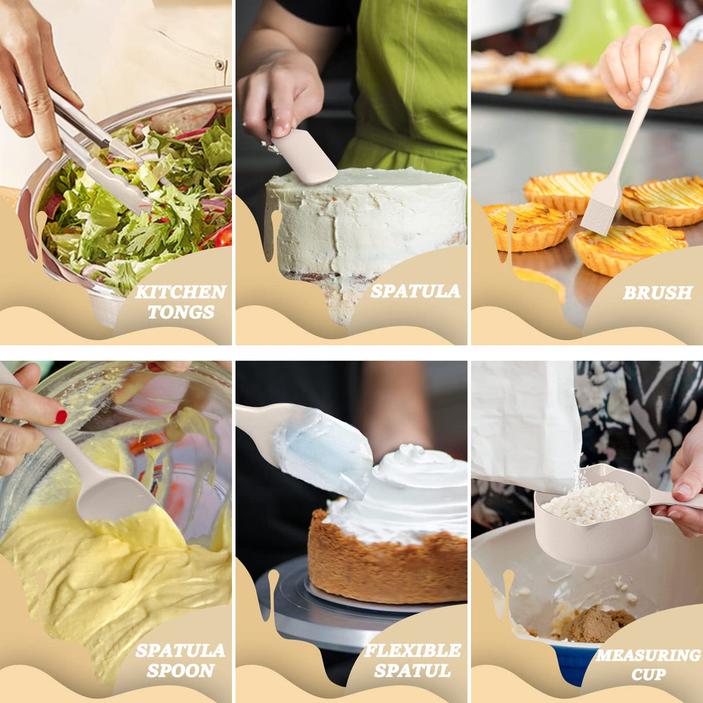 Umite Chef accesorios incluidos: batidor, espátula y cucharas para preparar recetas rápidas