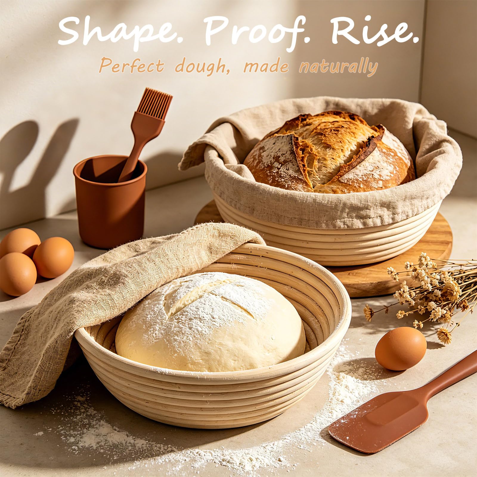 Bread sling Umite Chef trasladando masa al horno sin deformarla y con seguridad