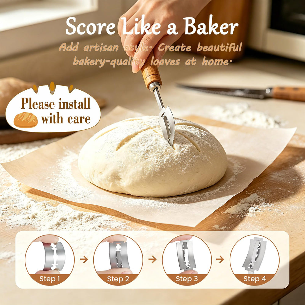 Dough whisk Umite Chef en primer plano para mezclar sin sobretrabajo y texturas suaves