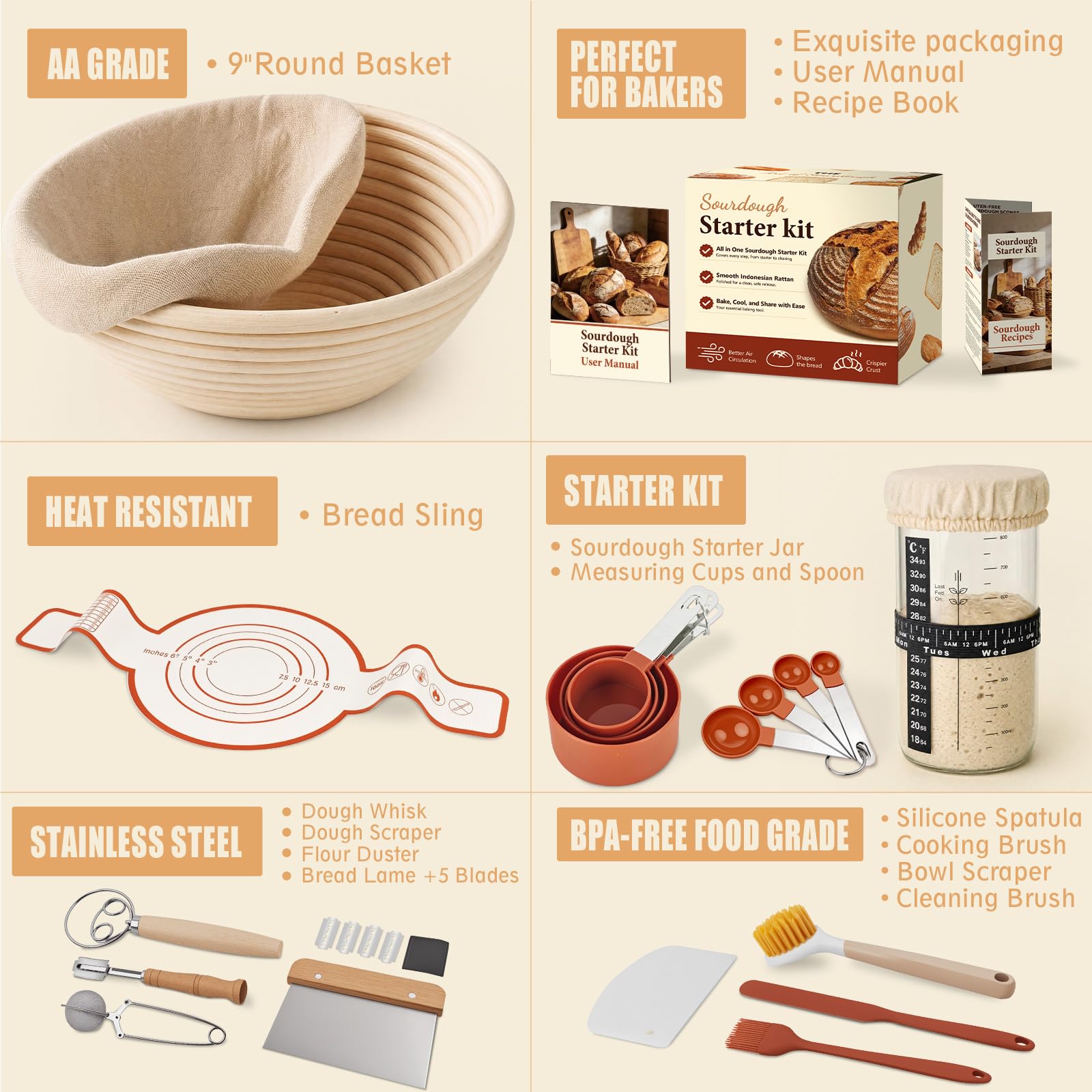 Frasco starter 800 ml Umite Chef con boca ancha para alimentar y observar actividad