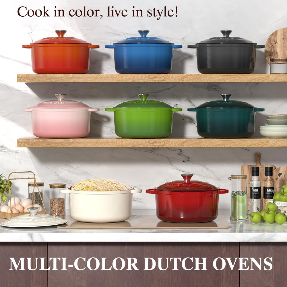 Umite Chef comparación de tamaño mostrando la capacidad familiar de 5QT