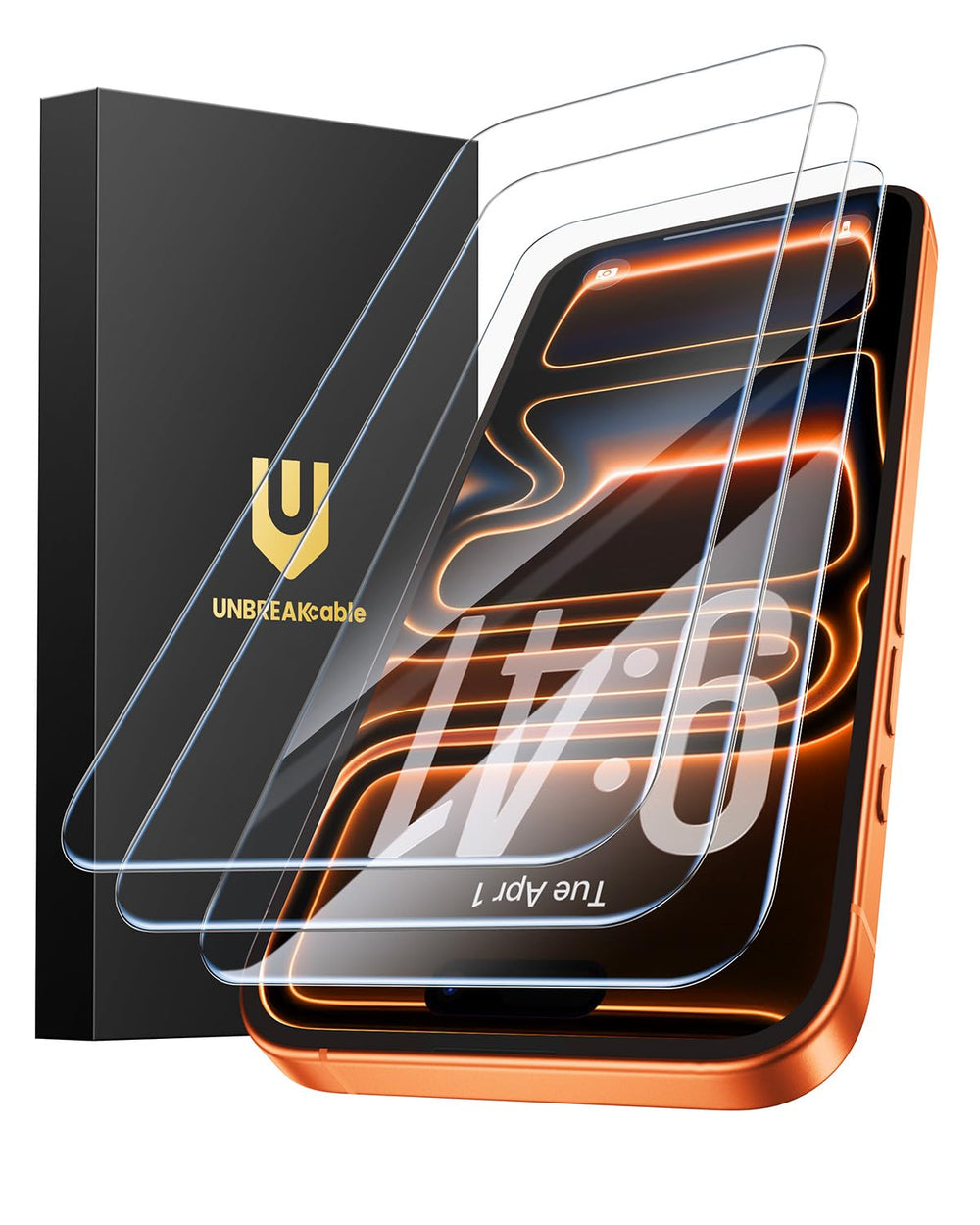 UNBREAKcable limpieza con microfibra dejando pantalla sin huellas